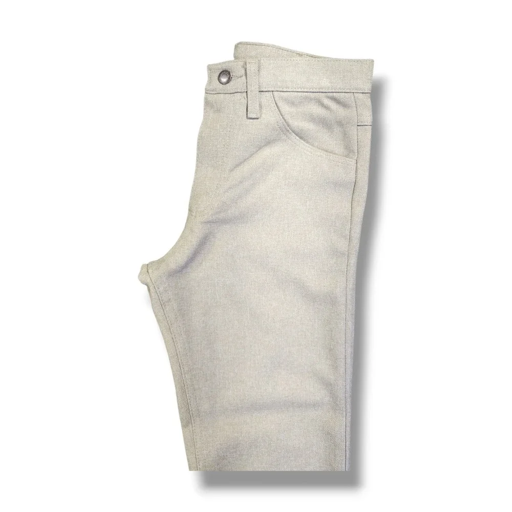 Vintage Wrangler‎ Western Heathered Tan 100% Polyester Pants Men's 29x30 82HT